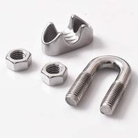 Clip de câble en acier inoxydable 304 de 1/2 pouce M12, pince de fixation en forme de U