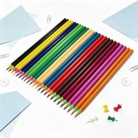 Ensemble de crayons de couleur personnalisés certifiés sécurité, 12 pièces, corps triangulaire en plastique de 7 pouces, vente en gros directe d'usine