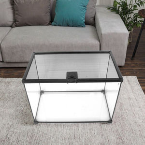 Terrarium en verre de luxe avec ventilation supérieure pour reptiles, habitat pour reptiles, vivarium pour animaux grimpants de la forêt tropicale - Product Image 4