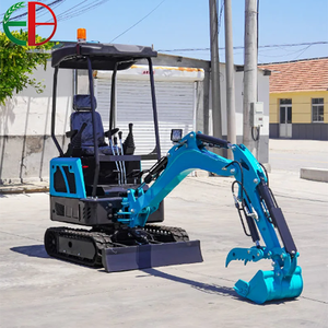 Mini-excavatrice hydraulique de 1,5 tonne à chenilles, avec boîte de vitesses et pompe hydraulique, haute efficacité, cabine, moteur Changchai - Offre Spéciale UE - Product Image 2