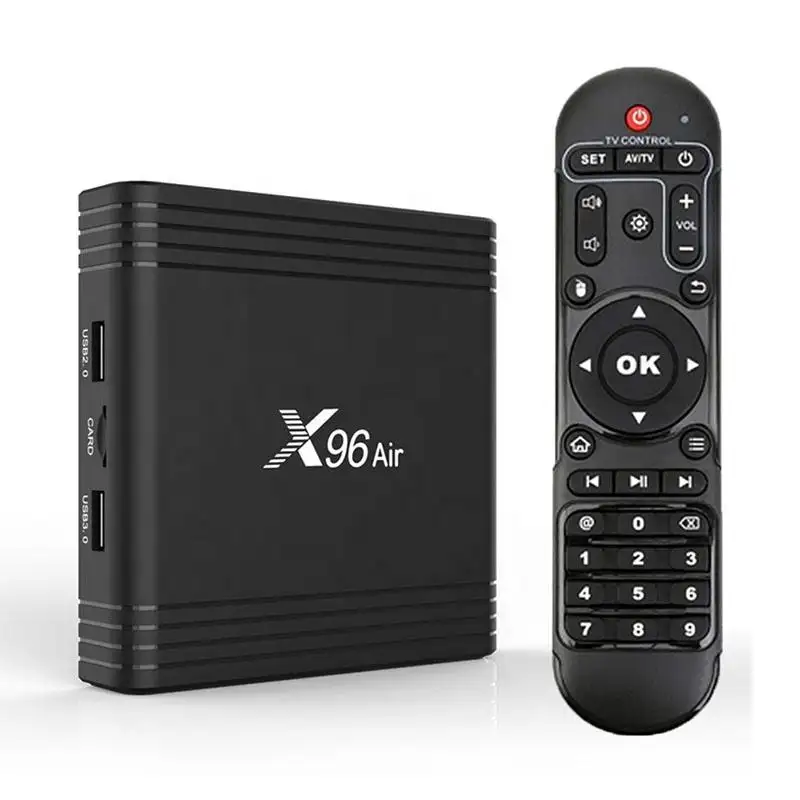 X96 không khí Android 9.0 kỹ thuật số Set Top TV Box bán buôn IPTV Box với giọng nói từ xa