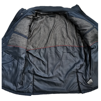 Veste d'hiver décontractée épaisse à fermeture éclair pour homme, grande taille, en stock
