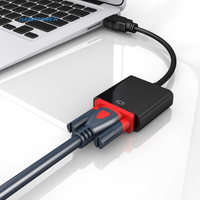 Adaptateur HD-MI vers VGA 1080P de haute qualité avec câble audio et vidéo HDTV de charge