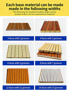 Pannello Acustico in Legno Scanalato HENGJIU, Isolamento Acustico e Resistente al Fuoco <span class=keywords><strong>per</strong></span> Auditorium, Sala Musica, Sala Pianoforte, Scuola, Magazzino - Product Image 3