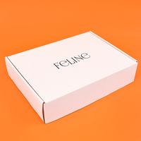 Boîte d'emballage cadeau pour vêtements avec impression personnalisée, boîte d'expédition en carton avec logo personnalisé, boîtes d'expédition en carton ondulé