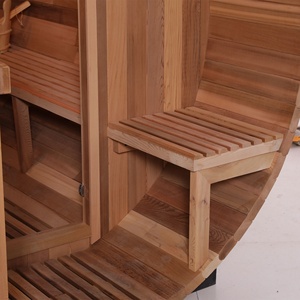 Sauna en cèdre pour 6 personnes avec toiture imperméable, poêle 6KW et 2 bancs de porche - Product Image 5