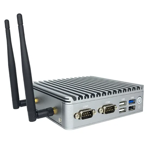 Wifi netzwerk Dual lan mini pc fanless small computer j1900 CPU mit 1 mini pcie slot box pc win10 betrieb OS