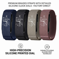 Correa de Reloj de Silicona con Diseño de Reloj, Transpirable, de Nailon Trenzado, Ajustable y Ligera para Garmin CIRQA, OEM Win-Win