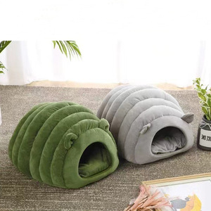Новые товары для домашних животных кровать в форме пещеры гусеницы кровать для кошек моющиеся мягкие кровати для домашних животных - Product Image 3