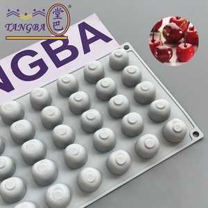 Tangba <span class=keywords><strong>petit</strong></span> moule à Mousse de cerise pour fruits pâtisseries françaises et pâtisseries occidentales bricolage moule à Mousse en Silicone outil de gâteau personnalisable - Product Image 1