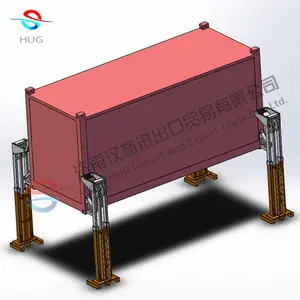 Sistema di sollevamento idraulico del contenitore di spedizione di ISO con carico di 35 tonnellate