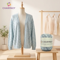 Fancy Spray Dyed Summer Cool Breathable Crochet Yarn Cotton Viscose Blended Hand Knitting Yarn