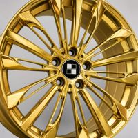 Jantes en alliage forgé polies sur mesure ANRUN, 20 pouces, chrome doré, à rayons fins, pour 6GT Série 7 2016-2024, luxe, 6061-T6 DOT/JWL