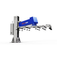 Máquina de Alimentación Láser Herochu, Manipulador Cantilever, Brazo Robótico de Alta Precisión Totalmente Automático para Manipulación de Láminas Metálicas, Motor PLC