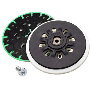 Discos de Lijado Eléctricos Verdes de 6 Pulgadas con Orificios Especiales 17/48, Almohadillas Duras/Blandas con Respaldo de Gancho y Bucle - Product Image 6