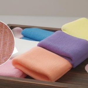 Wholesale Skin Exfoliating Towel <b>Back</b> Long Nylon Mesh African Body Net Scrubbing Bath Shower Sponge <b>Loofah</b> Brush Glove Bag - Product Image 4