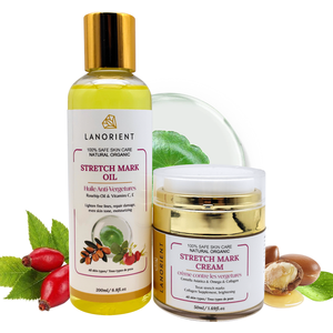 100% saf doğal bitkisel vücut bakım ürünleri organik E vitamini streç işareti kaldırma cilt elastikiyetini geri streç işareti krem - Product Image 5