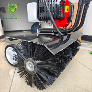 1.7HP spazzatrice per erba artificiale spinta a mano per la pulizia del campo da calcio e del paesaggio - Product Image 5