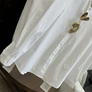 New Spring Autumn Summer <strong>2026</strong> Cotton Long Sleeve Solid Color Blouses Shirts for Women Trend Loose Casual <strong>Tops</strong> Woman <strong>Clothing</strong> - Product Image 3