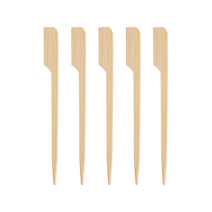Palillos de bambú cuadrados de 9cm, 12cm, 15cm, 18cm y 20cm para acampar, barbacoa al aire libre, palillos desechables - Product Image 1