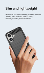 2025เคสโทรศัพท์ผิวคาร์บอนไฟเบอร์ขายดีสำหรับ Xiaomi 15 ultra 14T Pro X7 M7 C75เคสป้องกันการตก - Product Image 4