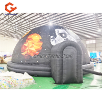Dôme de planétarium gonflable géant de 10 m, dôme de projection gonflable extérieur, tente d'astronomie gonflable portable pour les écoles