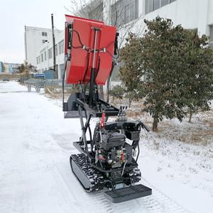 Piccolo autocarro con cassone ribaltabile ad alta efficienza a buon mercato portatile <span class=keywords><strong>Mini</strong></span> Carrier <span class=keywords><strong>Dumper</strong></span> 500 kg 800 kg benzina cingolato <span class=keywords><strong>Dumper</strong></span> - Product Image 6