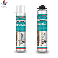 Adhésif de construction 750 ml, mousse isolante en polyuréthane expansé, pistolet de pulvérisation, adhésif d'étanchéité pour la construction