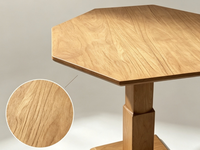 Table de négociation de style nordique minimaliste en bois massif pour hôtel, maison d'hôtes, salon de thé et café