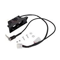 Dual-DC-Controller Kühlventilator Komplettes Upgrade-Kit ABS-Gehäuse Wasserdichter Stecker Mod-Teile für Surron Ultra Bee Elektro-Dirtbike