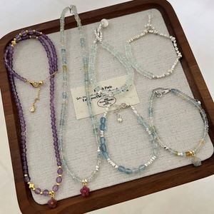 Dylam Fine <b>Top</b> Jewelry Factory Directly Sales Customizable Natural <b>Crystal</b> Bead Necklaces with Sakura Pendant for Women Daily - Product Image 2