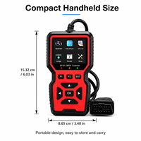 Lecteur de codes de diagnostic OBD2 V519 pour voiture, outil de diagnostic moteur, lecteur de codes de panne DTC, effacement des données en temps réel, testeur de diagnostic automatique pour la réparation de véhicules