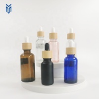 Botol minyak esensial, botol kaca serum dengan penetes bambu 5ml 10ml 15ml 20ml 30ml 50ml 100ml