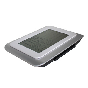 Màn hình lớn <span class=keywords><strong>LCD</strong></span> hiển thị kỹ thuật số điện tử lịch nhiệt độ và độ ẩm snooze Đồng hồ báo thức - Product Image 4