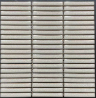 Carreaux de mosaïque style nordique, finition brillante, pour décoration murale de magasin de vêtements, villa, fond mural, mur de toilettes, 8 mm