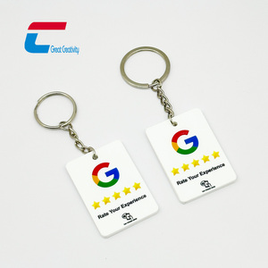 Llavero NFC con etiqueta RFID de 13.56MHz para <span class=keywords><strong>reseñas</strong></span> de Google, personalizado con impresión de valoración de clientes - Product Image 4