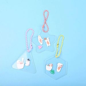 Crea un llavero acrílico transparente redondo con forma personalizada - Product Image 3