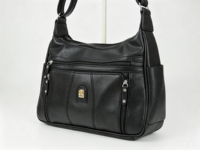 Sac à main pour femme, pochette de créateur tendance en PU, fermeture ouverte, doublure en polyester, sac fourre-tout souple de style vintage médiéval