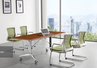 Fauteuil de réception moderne en U GS-G1806B chaise en maille élastique pour bureau à domicile style contemporain pour conférence et visiteurs