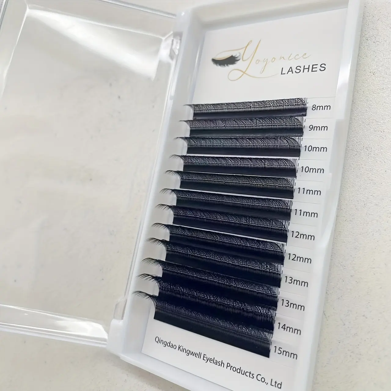 Personnalisation en gros W V Y Forme Volume Extension de Cils Faux Cils Individuels 0.05mm 0.07mm Yy Lashes D Silk Eyelash