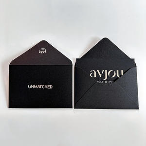 <span class=keywords><strong>Enveloppe</strong></span> d'<span class=keywords><strong>invitation</strong></span> personnalisée de luxe, petite <span class=keywords><strong>taille</strong></span>, argentée, avec logo personnalisé, enveloppes pour lettres, emballage de cartes de visite, <span class=keywords><strong>enveloppe</strong></span> en papier - Product Image 1