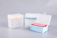 Cotaus Lab Fournitures Médicales Embouts de Pipette Multicolores 10 µl sans Filtre, Boîte d'Embouts de Micro-Pipette avec Filtre 10 µl, 100 µl, 200 µl, 1000 µl