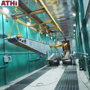 Linea di verniciatura automatica a tunnel ATHI e granigliatrice