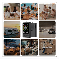 Détecteur de monoxyde de carbone GC300 Mini - Moniteur de CO portable avec affichage de la température et de l'humidité en temps réel, capteur haute précision