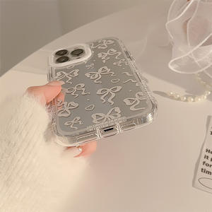 Girl Street Fashion Ins Style Bow Pattern Mirror <span class=keywords><strong>Back</strong></span> Cover Case para <span class=keywords><strong>iPhone</strong></span> 16 15 <span class=keywords><strong>14</strong></span> <span class=keywords><strong>Pro</strong></span> Max South America <span class=keywords><strong>Market</strong></span> Case - Product Image 6