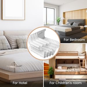 4Pcs Heavy Duty Bed Sheet Holders Mattress Straps Keep Sheets Firm & Tight Lock Sheet Holders for Corners - Product Image 6