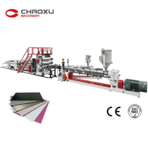 Plastic ABS/PC Sheet Making Machine Extruder Line For Traveling Bags