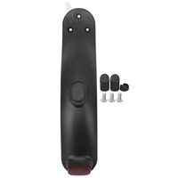 Guardabarros Trasero para Scooter, Protector de Neumáticos, Juego de Tapones de Silicona para Xiaomi M365/Pro, Gris y Negro