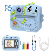 Nouvel Arrivage Mini Appareil Photo Instantané Licorne 1080p pour Enfants, Appareil Photo Bébé avec Fonction Photo MP3 et Médias