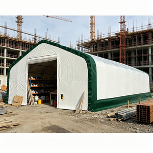 Grande tente arche BC à trois couches toutes saisons, avec couverture en PVC durable, abri portable pour garage et entrepôt, pour usage industriel extérieur - Product Image 3